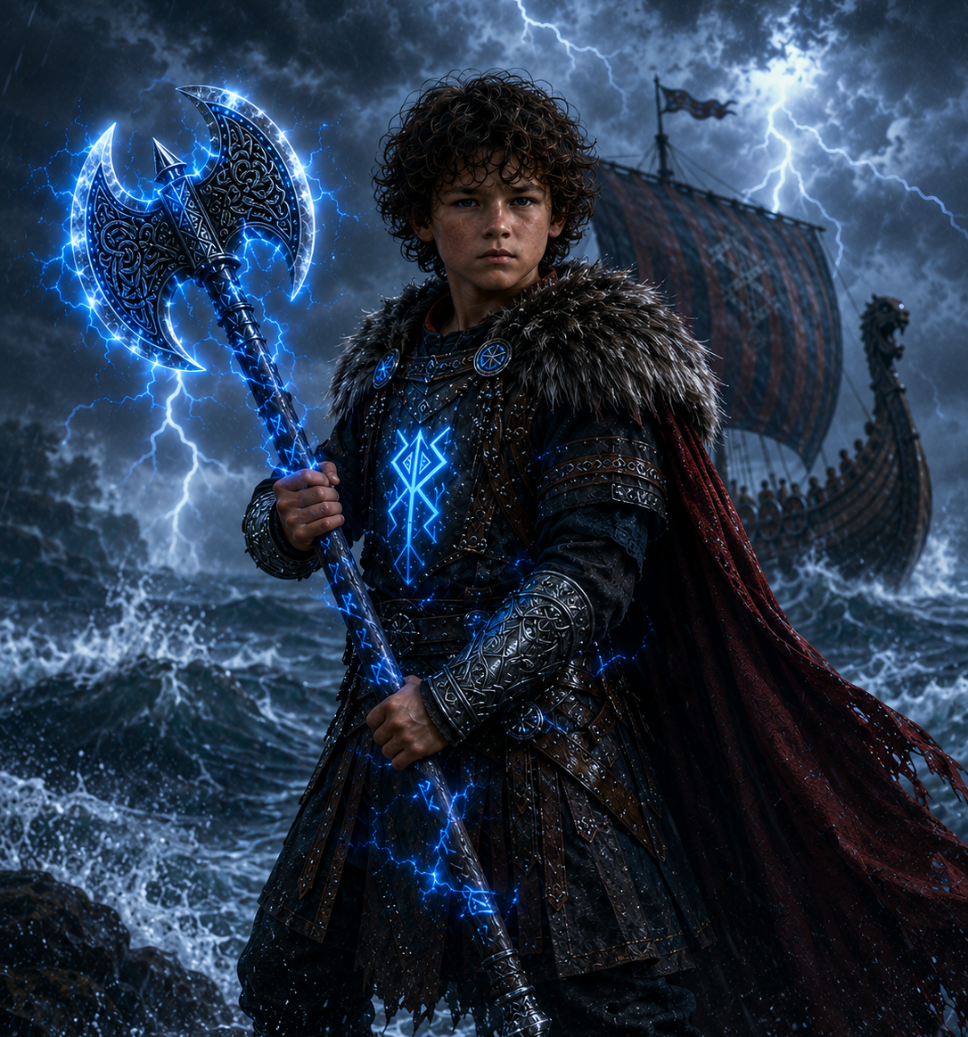Viking Boy Personalized Wooden Puzzle