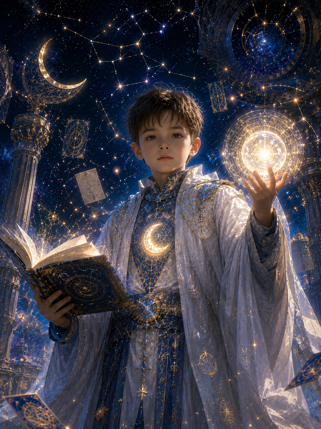 Wizard Boy Personalized Wooden Puzzle