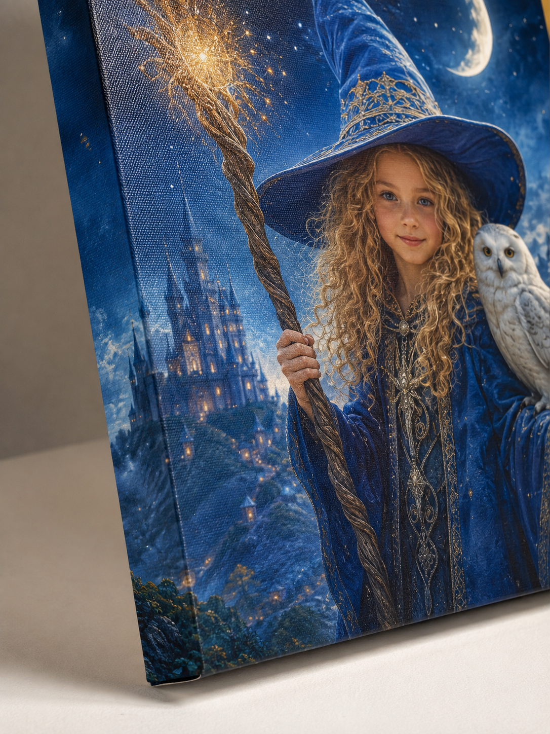 Enchanted Wizard Princess Customize Canvas