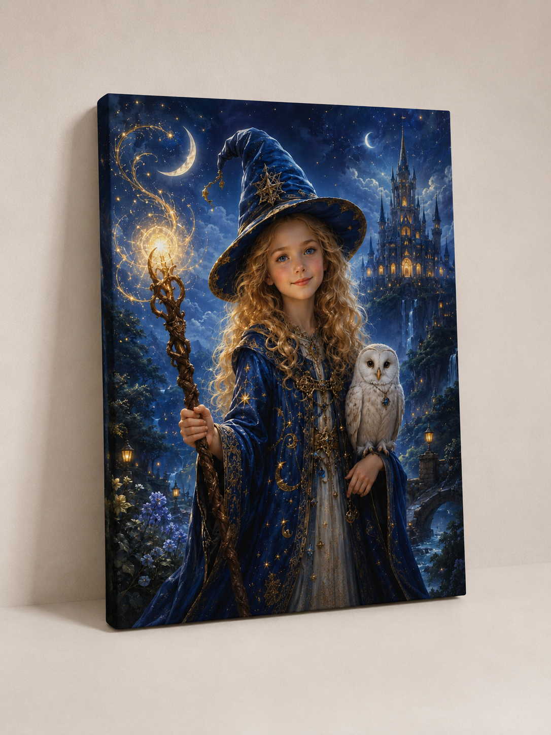 Enchanted Wizard Princess Customize Canvas