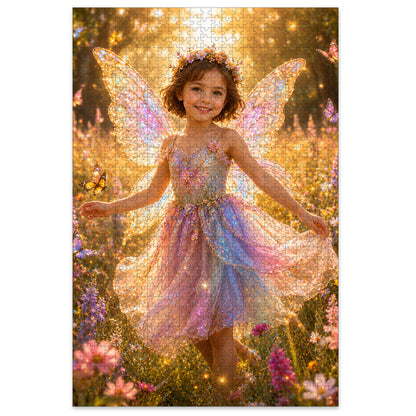 Fairy Meadow Princess Personalized Wooden Puzzle