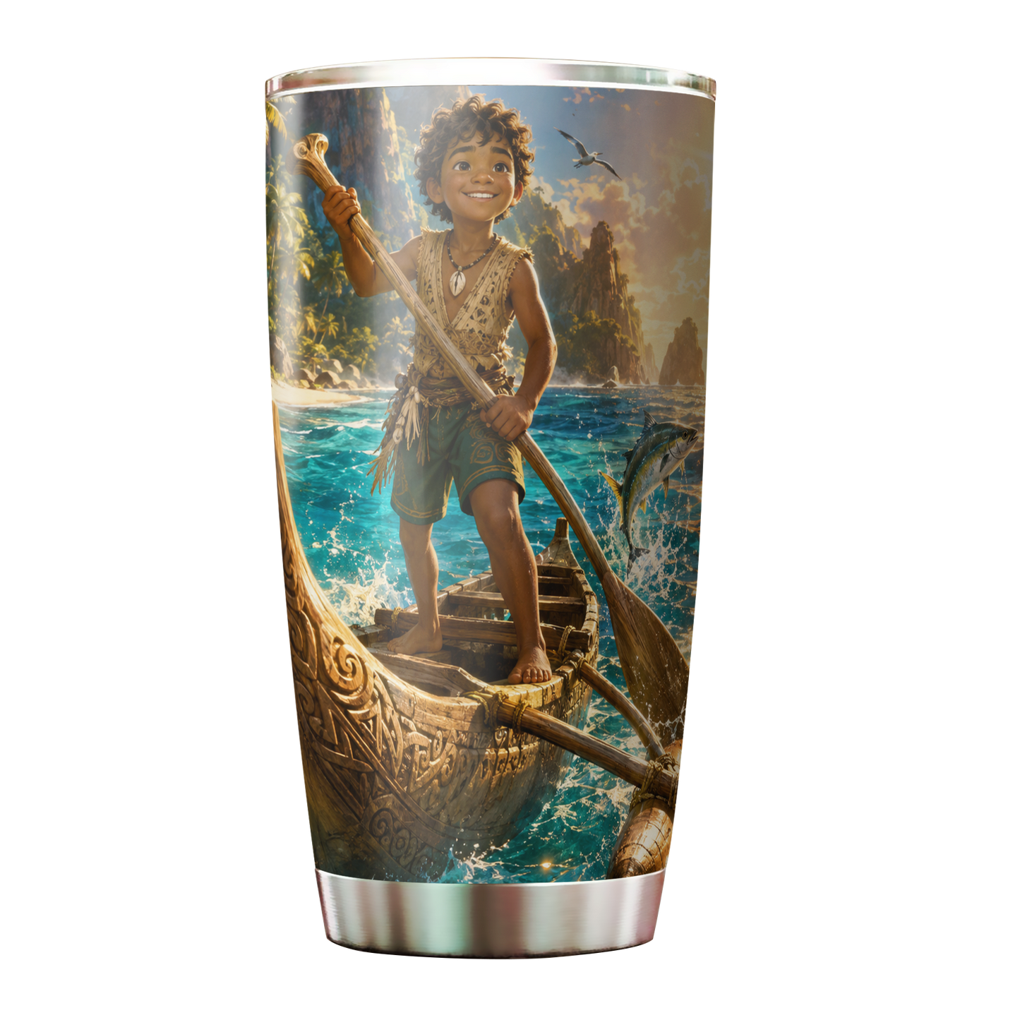 Island Prince Boy Customize Tumbler