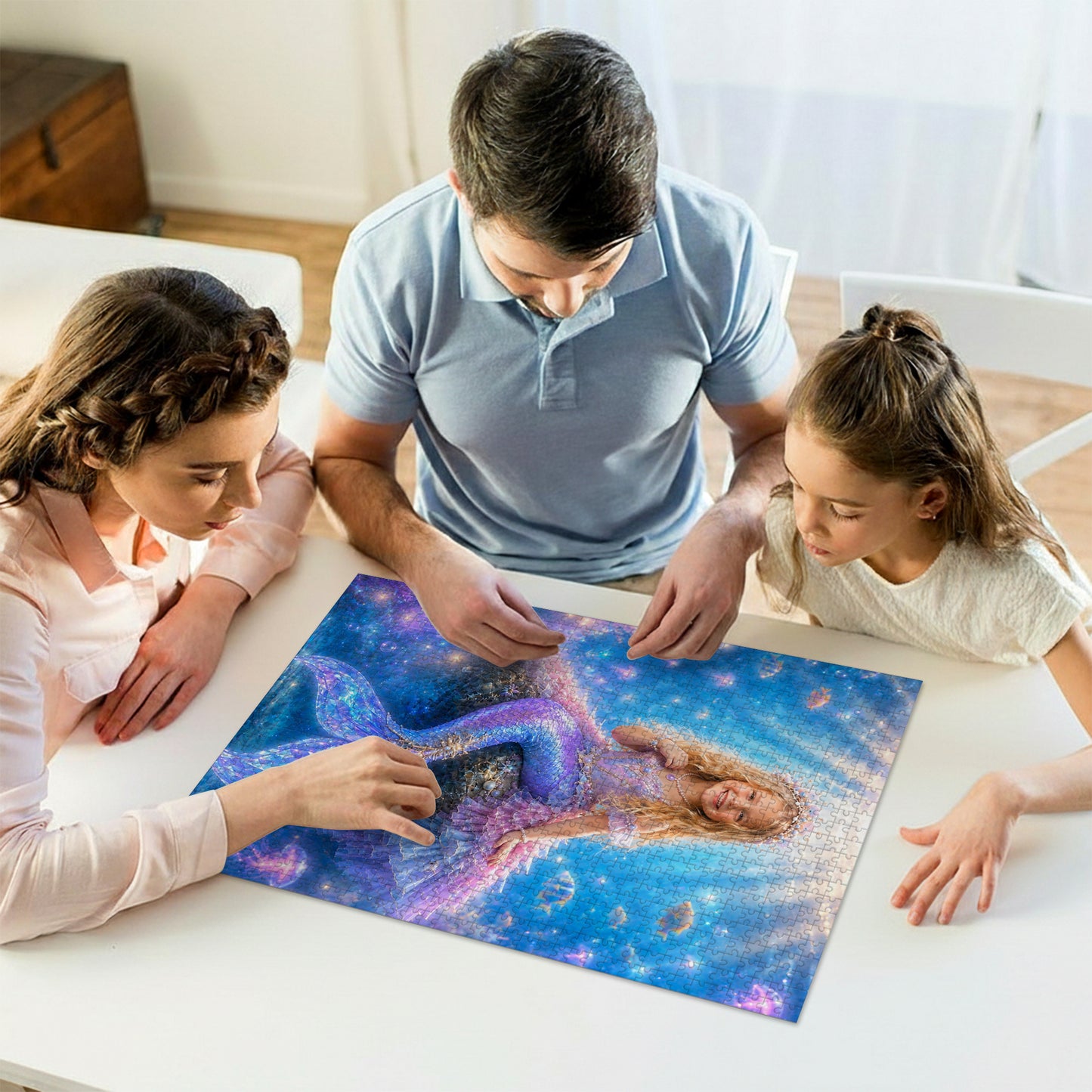 Mermaid Princess Personalized Wooden Puzzle