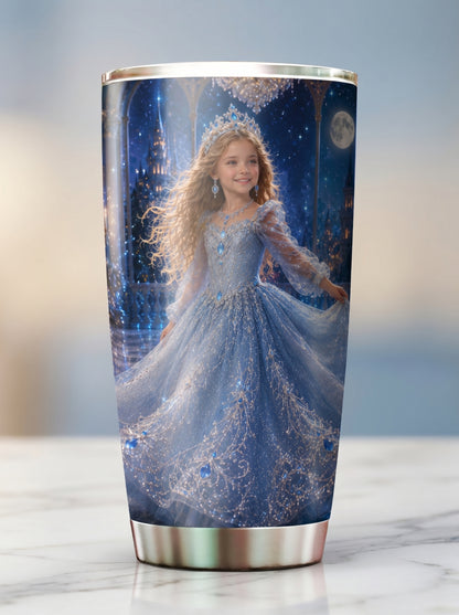 Moonlit Ballroom Princess Personalized Insulated Stainless Steel Tumbler
