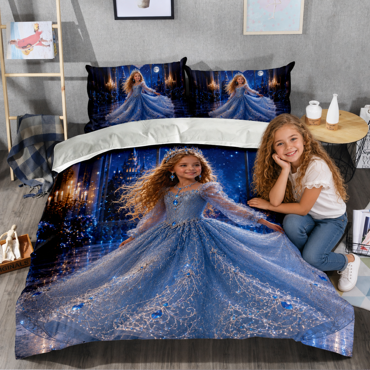 Moonlit Ballroom Princess Personalized Bedding Set