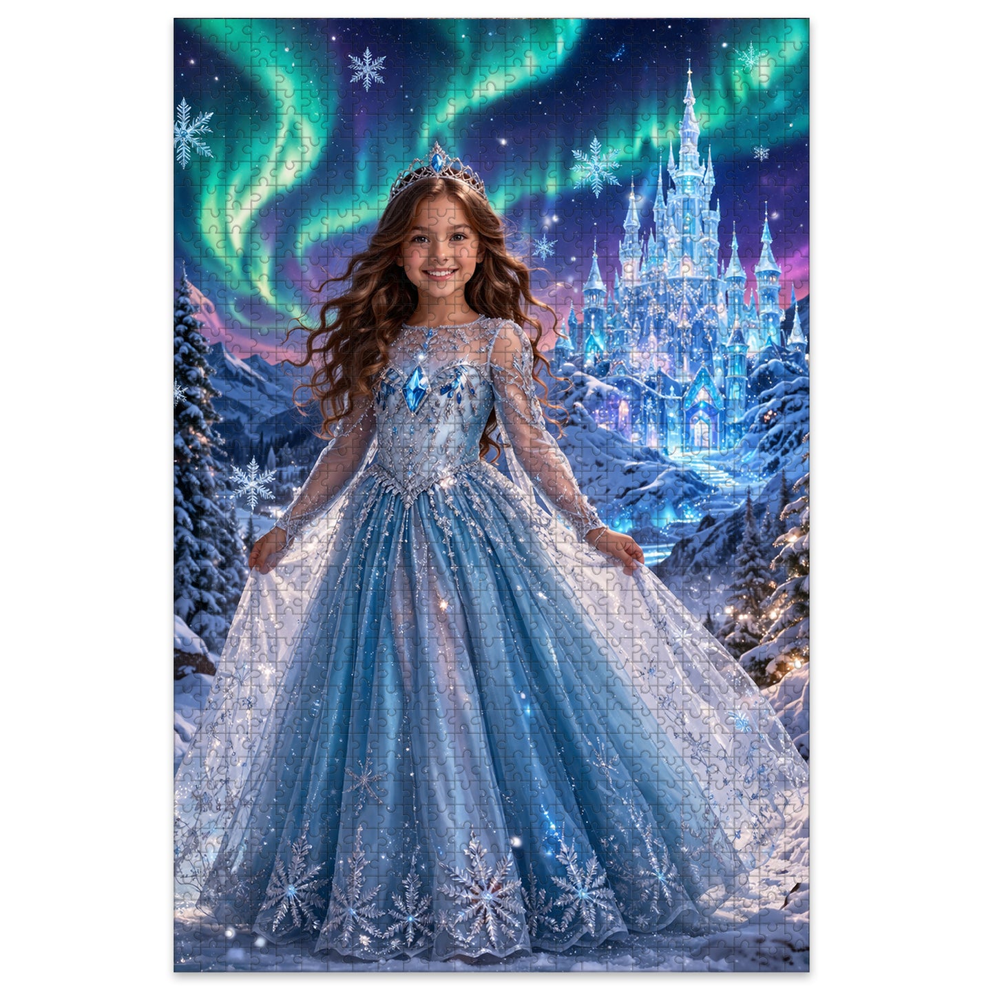 Snow Princess Personalized Wooden Puzzle