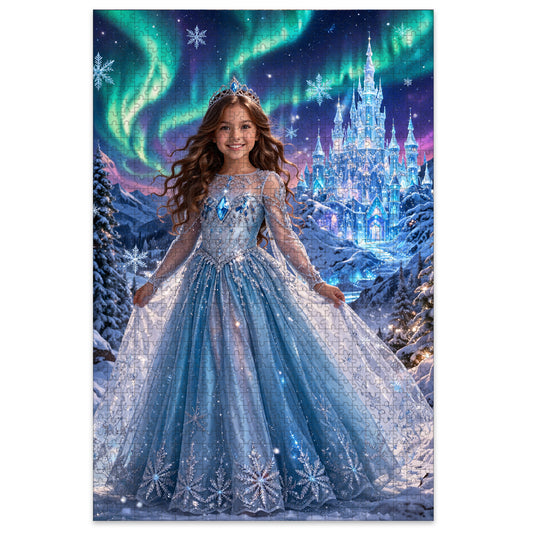 Snow Princess Personalized Wooden Puzzle