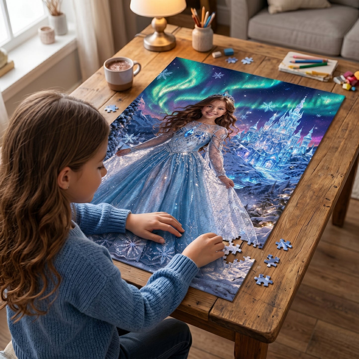 Snow Princess Personalized Wooden Puzzle