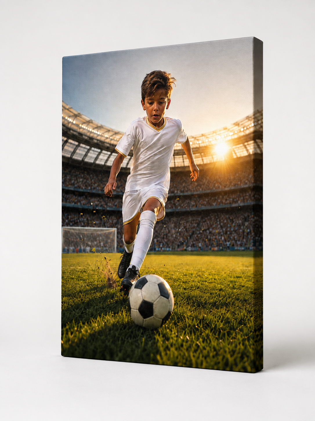 Soccer Boy Customize Canvas