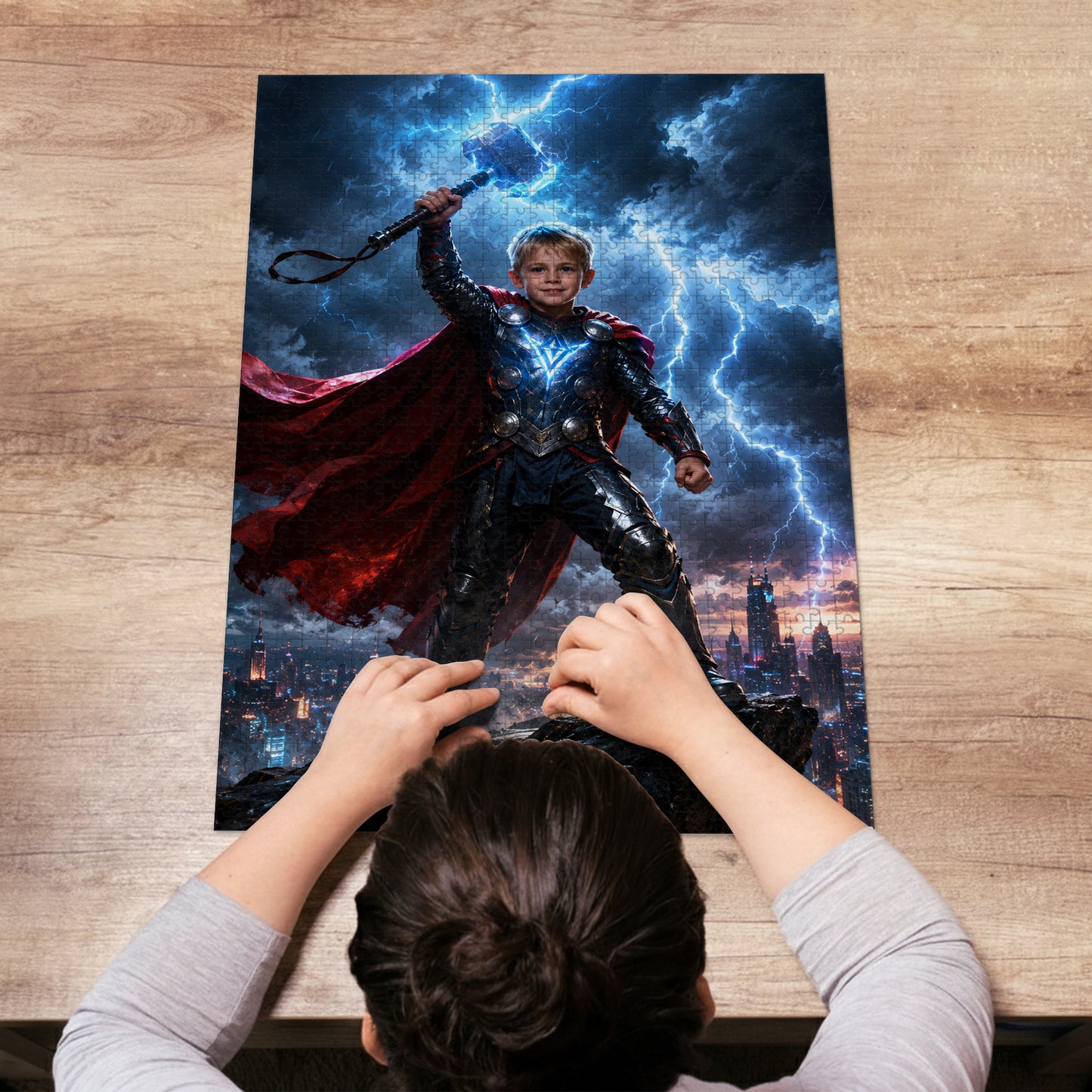 Thunder Boy Personalized Wooden Puzzle