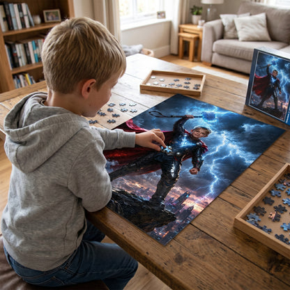 Thunder Boy Personalized Wooden Puzzle