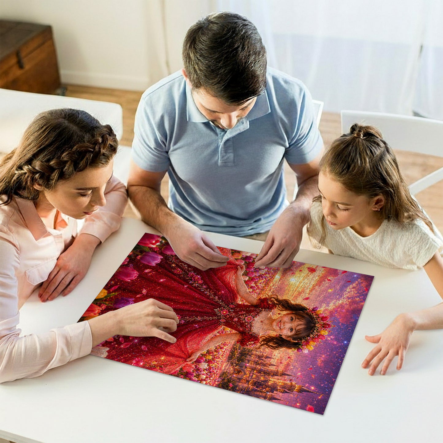 Tulip Princess Personalized Wooden Puzzle