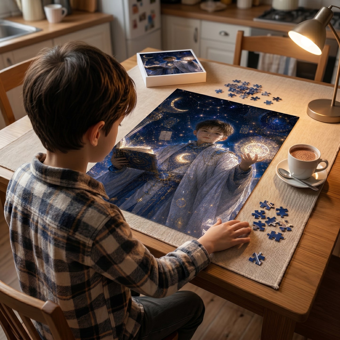 Wizard Boy Personalized Wooden Puzzle