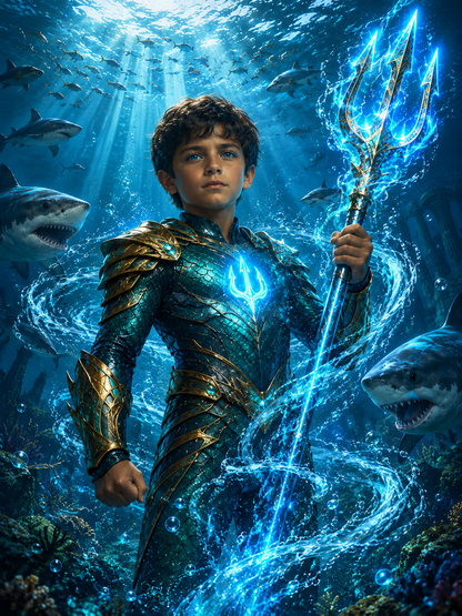 Wizard Boy Personalized Canvas