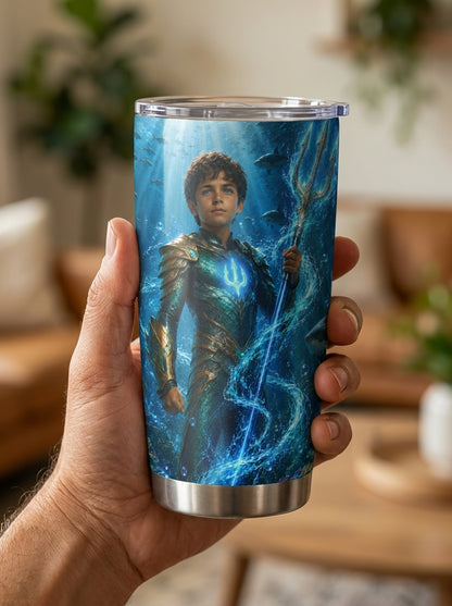Aqua Boy Personalized Insulated Stainless Steel Tumbler