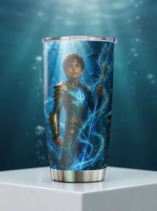 Aqua Boy Personalized Insulated Stainless Steel Tumbler