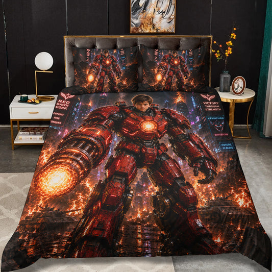 Iron Boy Personalized Bedding Set