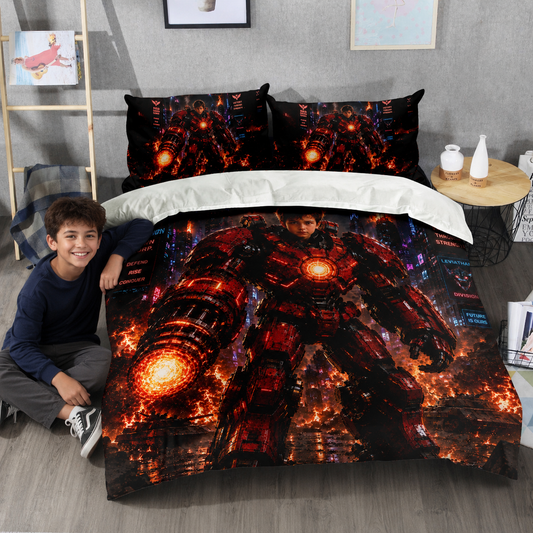 Iron Boy Personalized Bedding Set