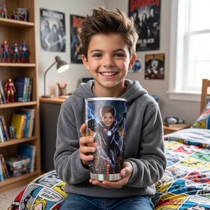 Lightning Boy Personalized Insulated Stainless Steel Tumbler