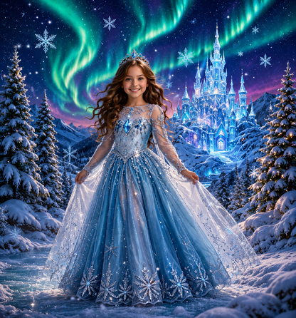 Snow Princess Personalized Insulated Stainless Steel Tumbler