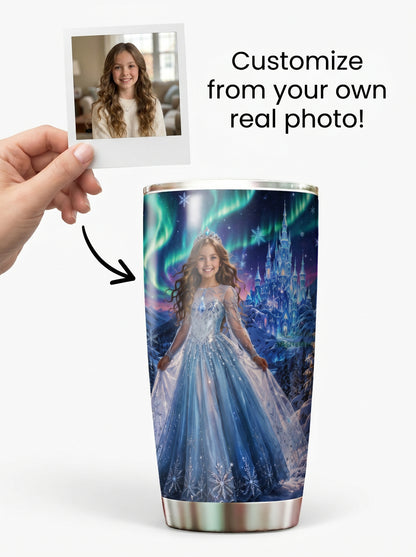 Snow Princess Personalized Insulated Stainless Steel Tumbler