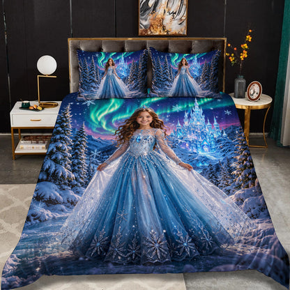 Snow Princess Personalized Bedding Set