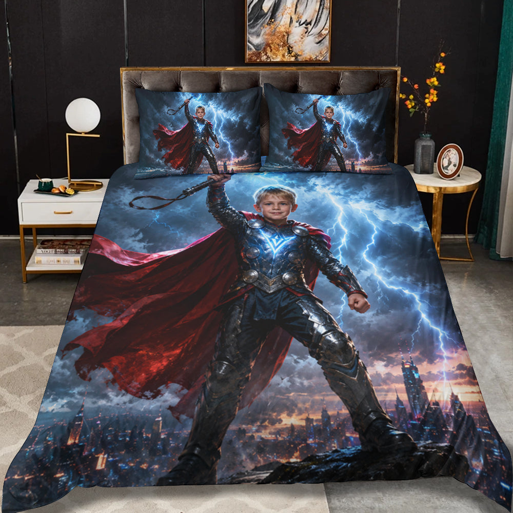 Thunder Boy Personalized Bedding Set