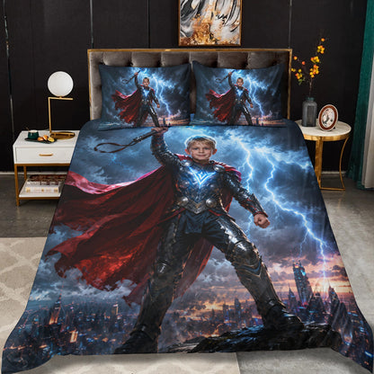 Thunder Boy Personalized Bedding Set