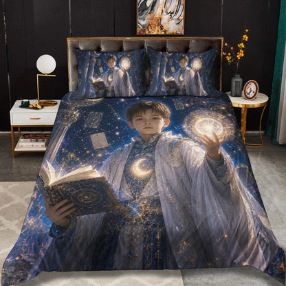 Wizard Boy Personalized Bedding Set
