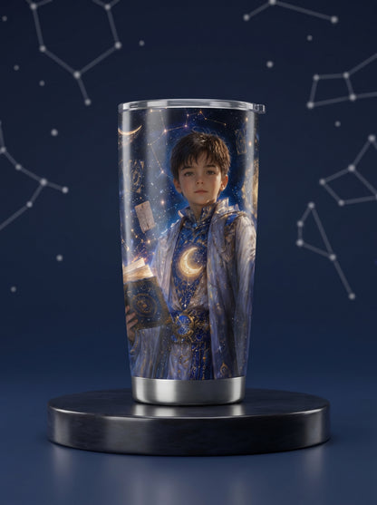Wizard Boy Personalized Insulated Stainless Steel Tumbler