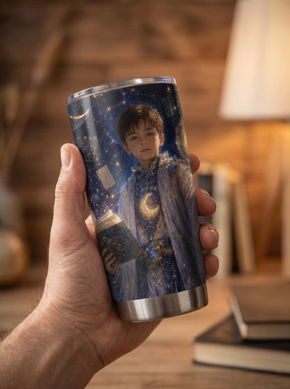 Wizard Boy Personalized Insulated Stainless Steel Tumbler